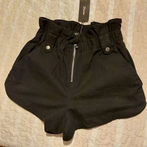New with tags. High waisted cotton shorts.